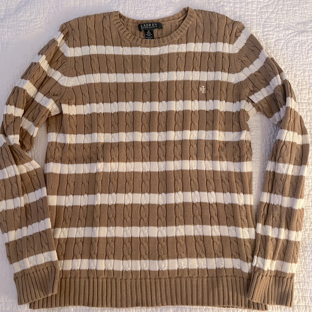 Ralph Lauren Women’s Cable Knit Sweater (medium)